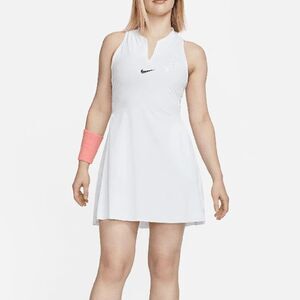 Nike NikeCourt Dri-FIT Victory Tennis Dress DV3490-100 White Women’s Size Large